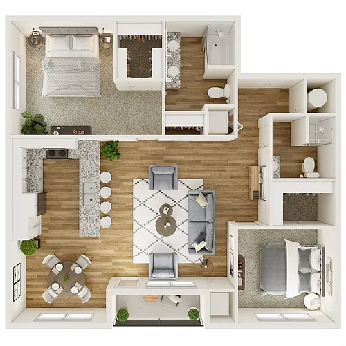 Floor plan Sunburst