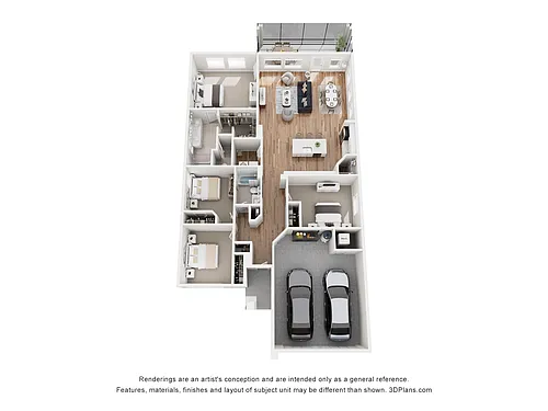 Floor plan 4 bedroom 2 bathroom