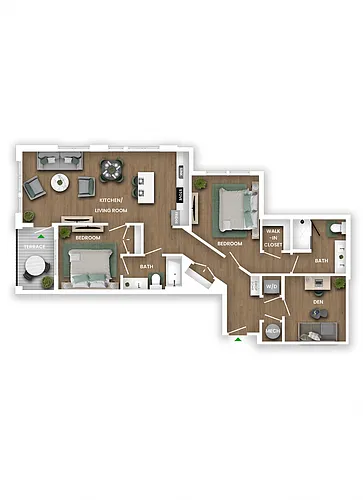 Floor plan B17BD