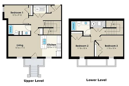 Floor plan 2309 Knapp 3bd w/Front Door