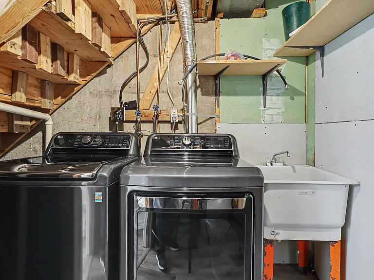 Laundry in Basement