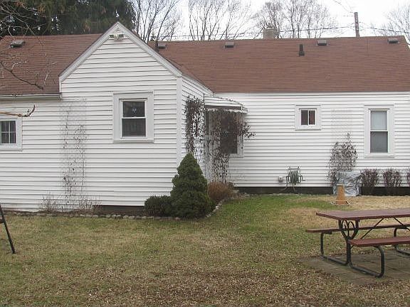 Back of house and yard