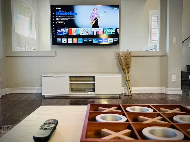 65in SmartTV to stream all your favorite shows.