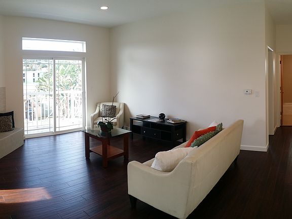 Living room with fireplace