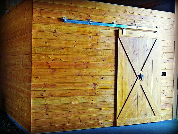 Custom cedar tackroom