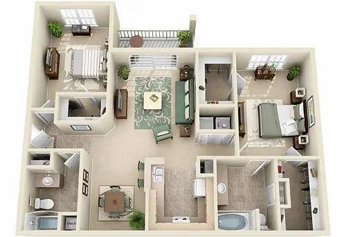 Floor plan The Magnolia