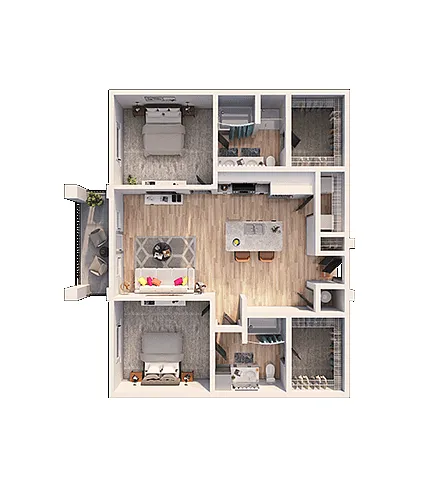 Floor plan B3