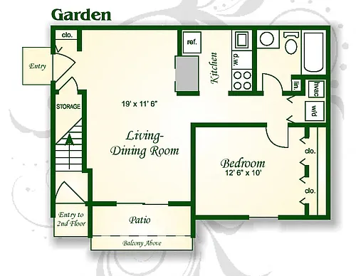 Floor plan The Birch Garden