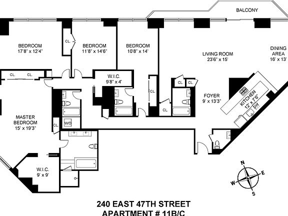 3rd image of 240 E 47th St Unit 11BC
