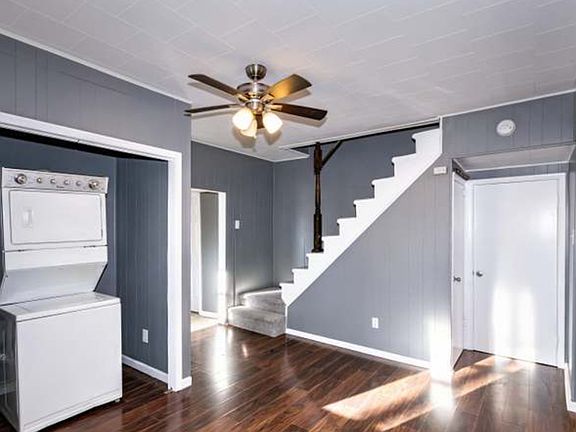 Dining room and laundry closet