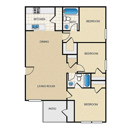 Floor plan C1