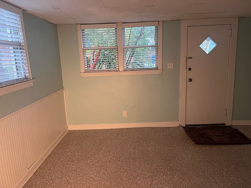Living room and entry way