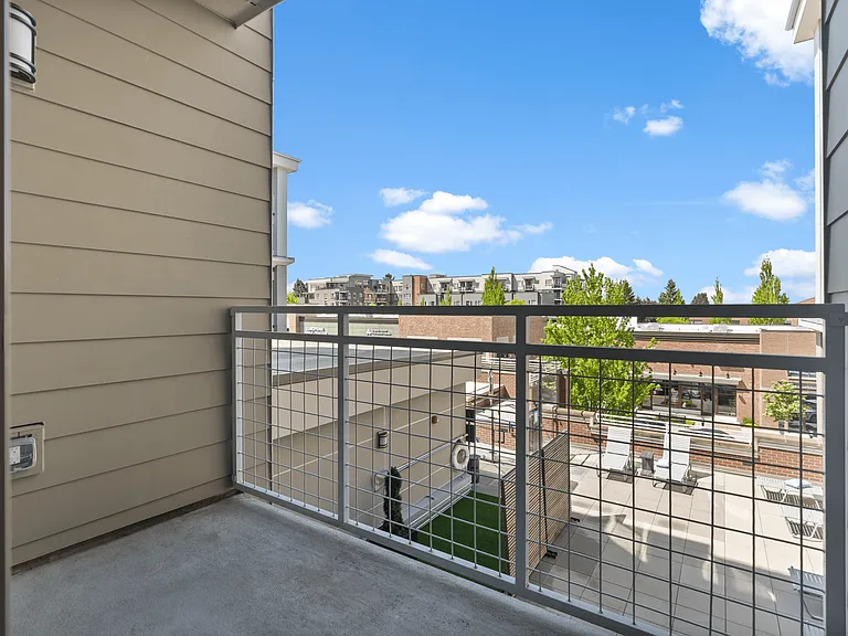 Balcony l Marketplace Flats Apartments l University Place, WA Balcony l Marketplace Flats Apartments l University Place, WA