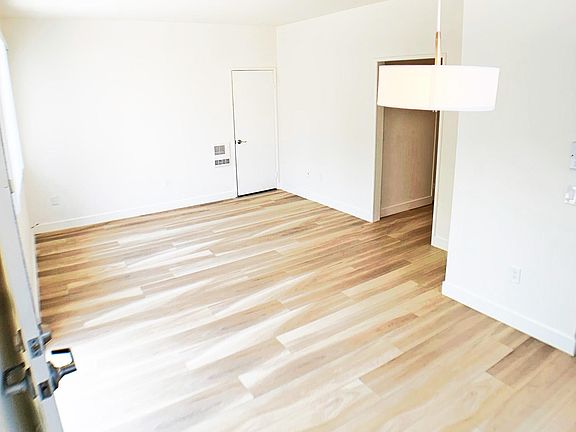 Living Room with Brand New Wood Floors