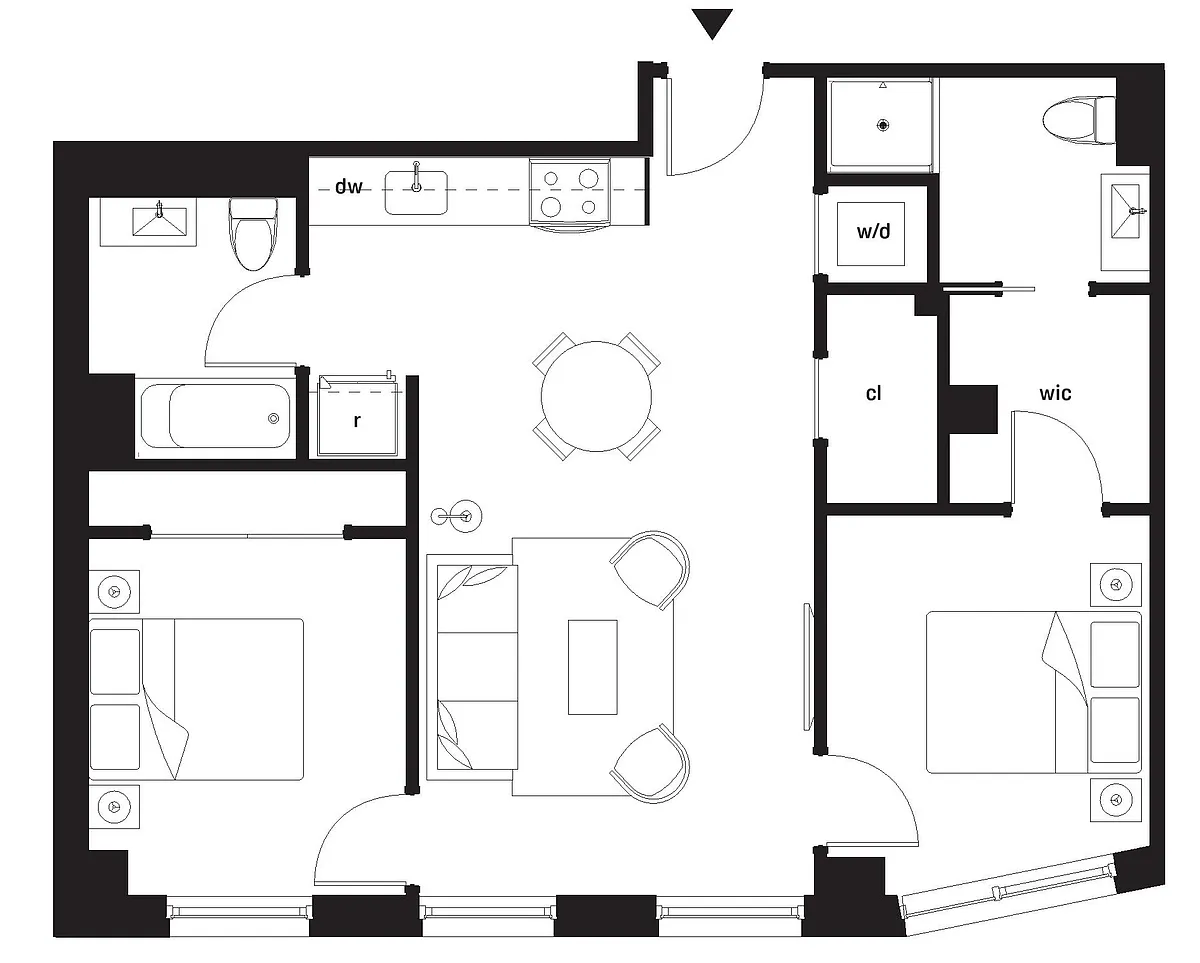 Floor plan B01