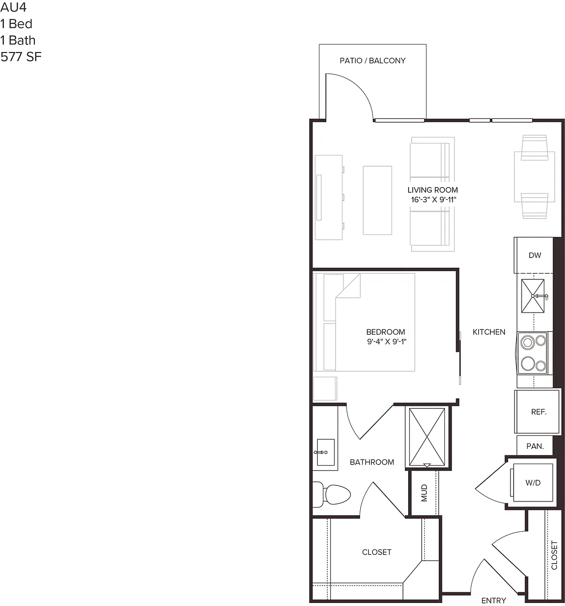 Floor plan AU4