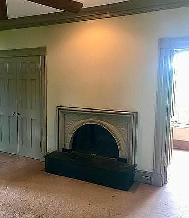 master bedroom fireplace