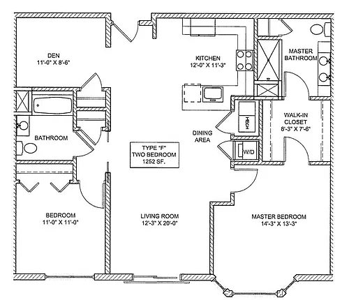 Floor plan Floorplan F