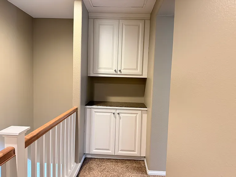 Hallway and linen closet