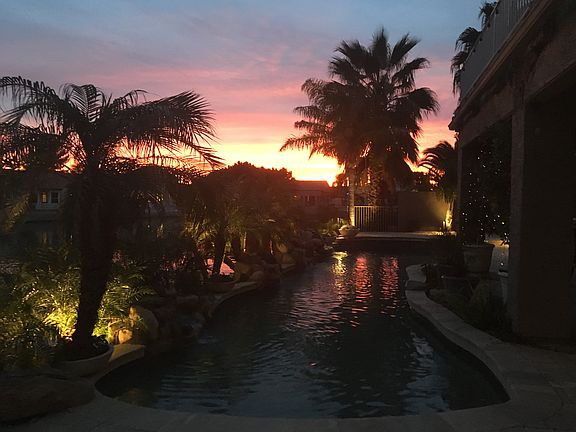 Backyard Sunset 