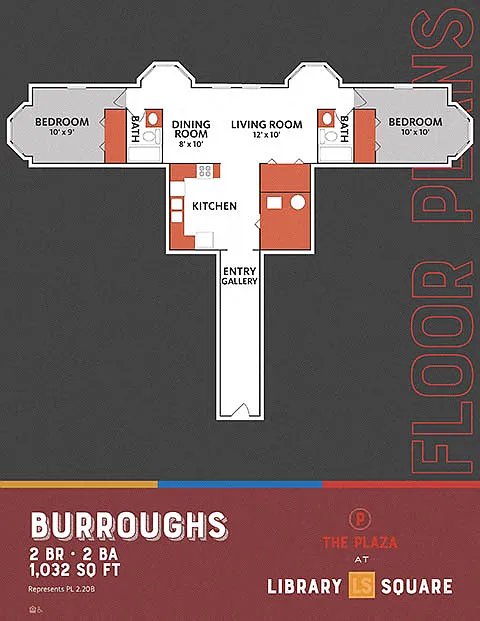 Floor plan Burroughs