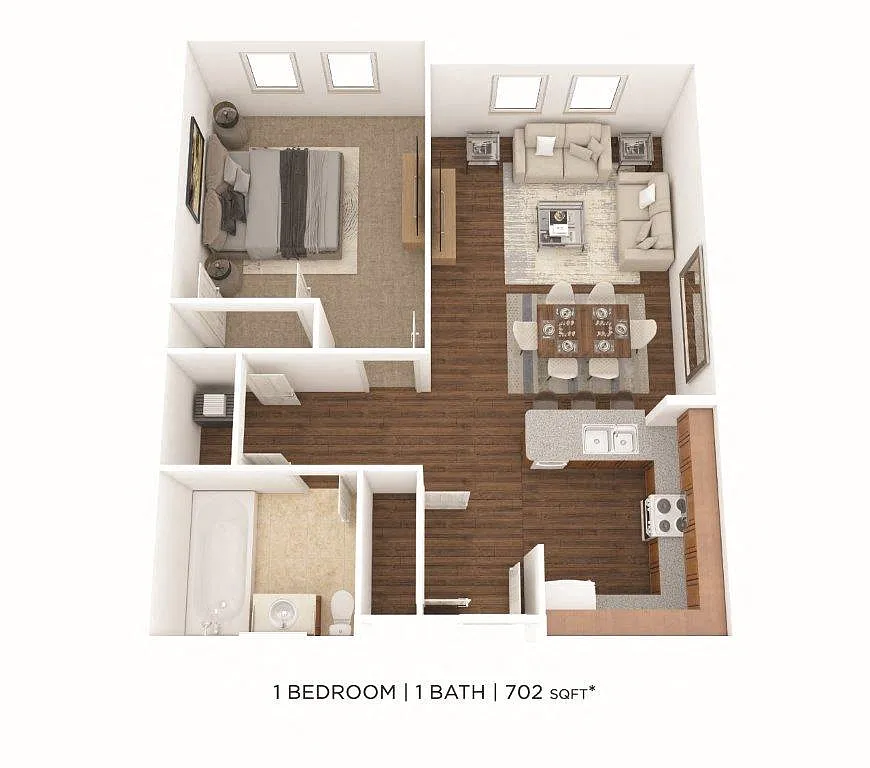 Floor plan One Bedroom
