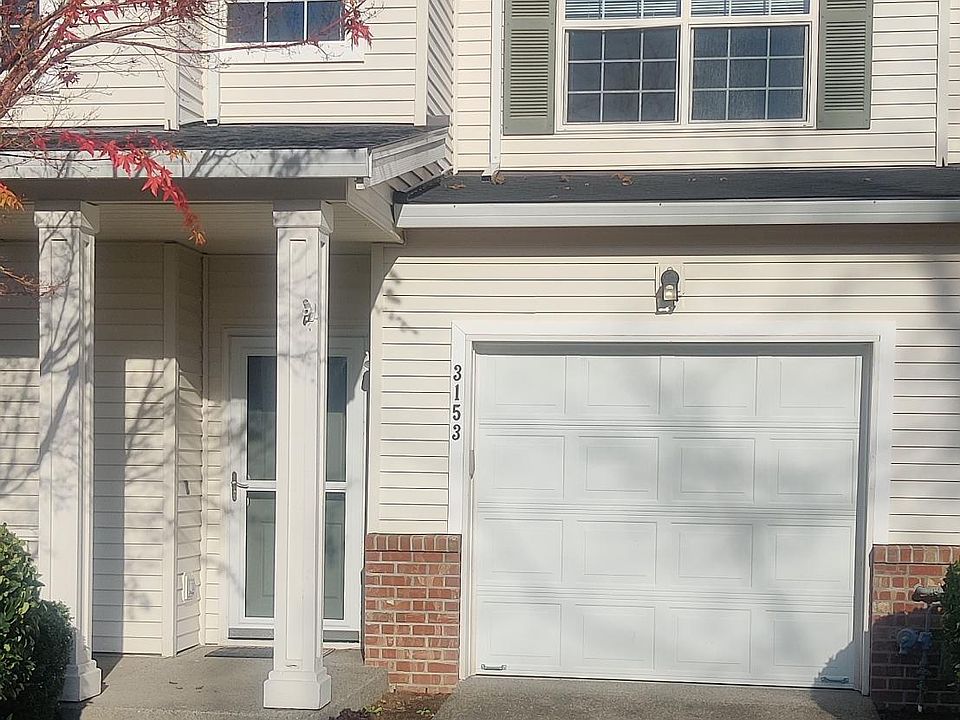 Front entry & garage