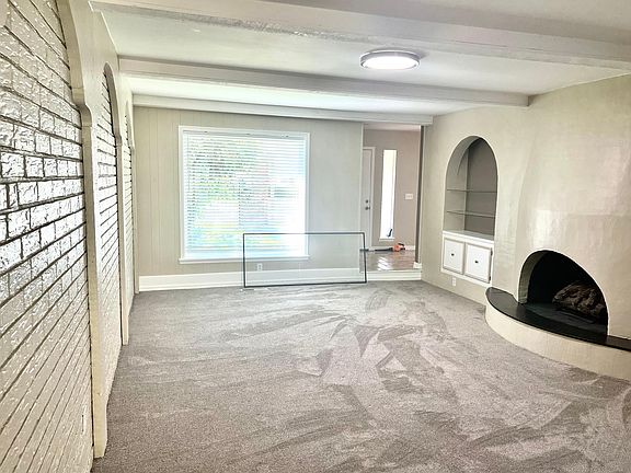 Living room facing the front window