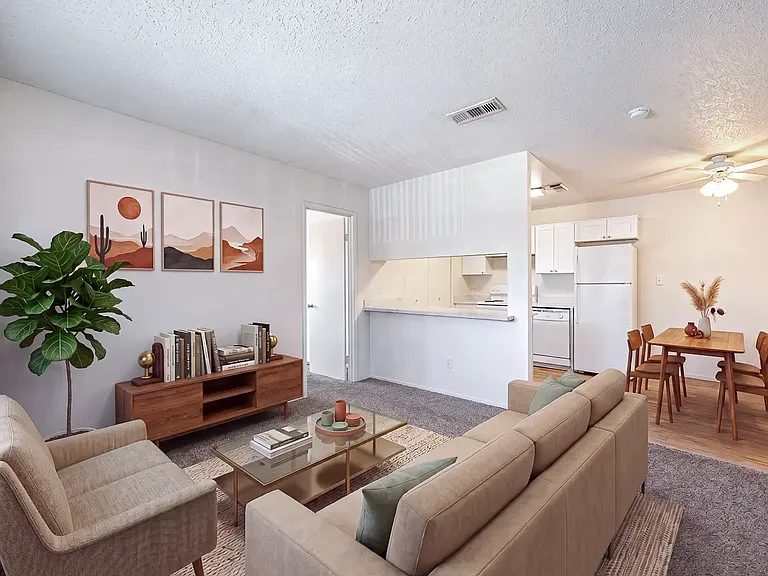 Renovated Apartment Living Spaces in Yuma, Arizona