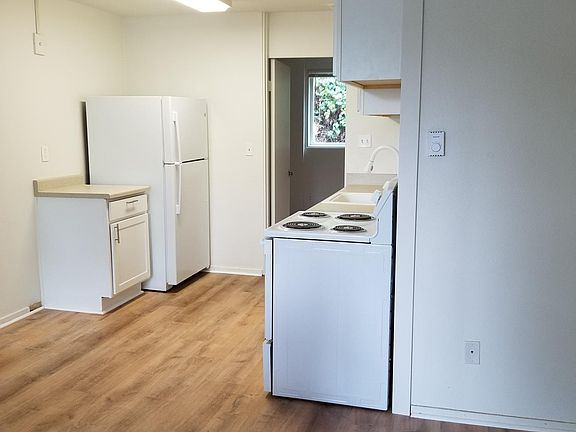 Living room and kitchen