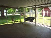 screened in porch perfect for jacuzzi