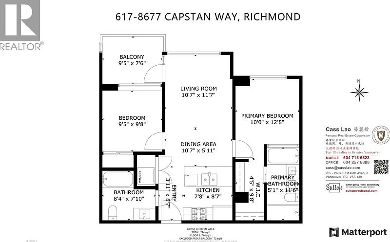 Richmond Apartment for rent - 2 Bedrooms — photo 16