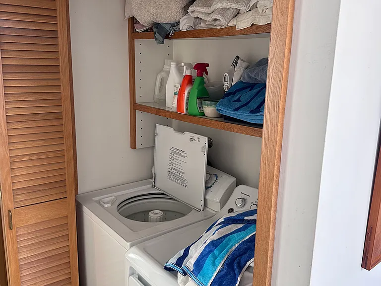 Full sized laundry upstairs