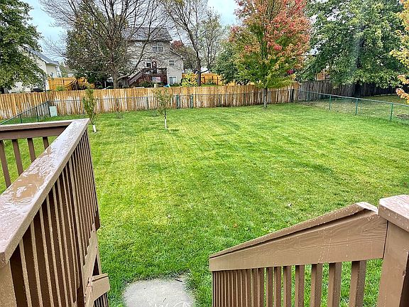 Fenced in Back Yard