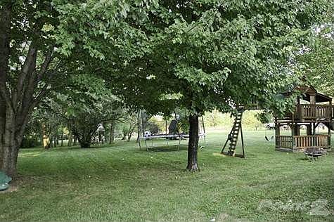 Lots of room to play. Property goes all the way back to the fence.