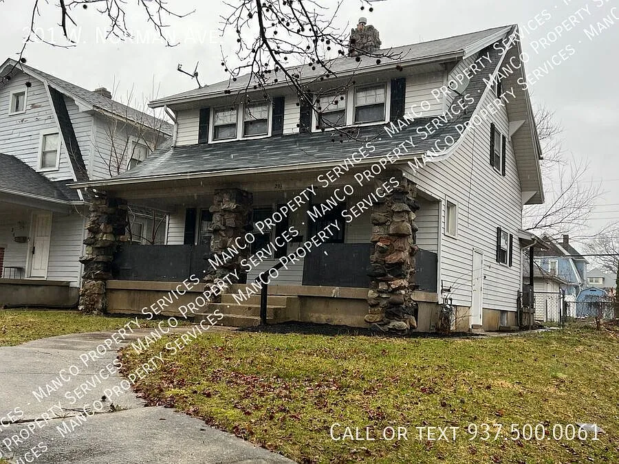 201 W. Norman Ave. Dayton, Ohio - 3 Bed - 1 Bath House - For Rent — Photo 1