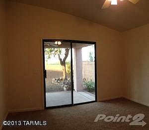 Step onto the patio from master bedroom
