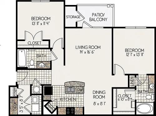 Floor plan B3 Floorplan