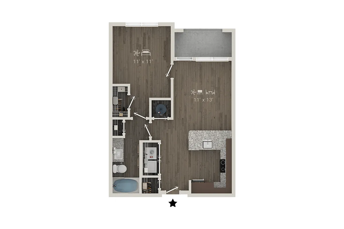 Floor plan A1
