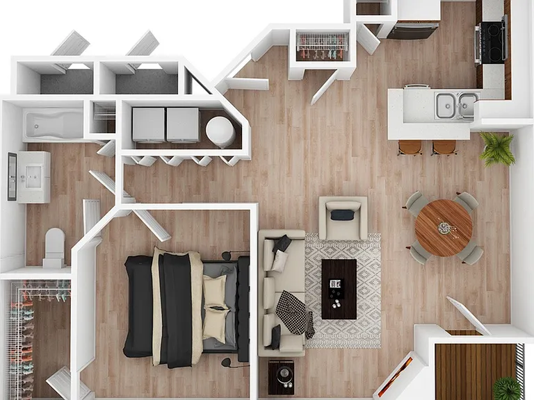 1 Bedroom | 1 Bath | 773 SF 1 Bedroom | 1 Bath | 773 SF