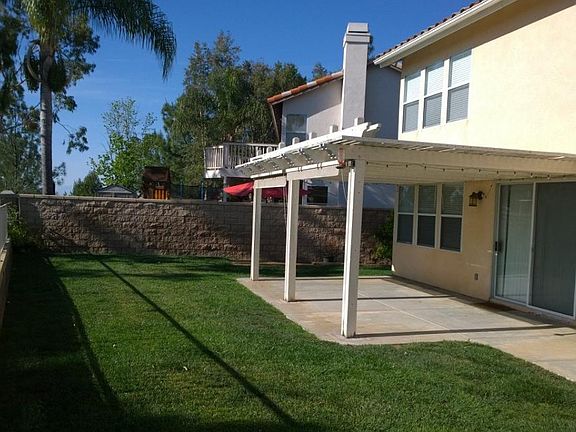 Yard facing North