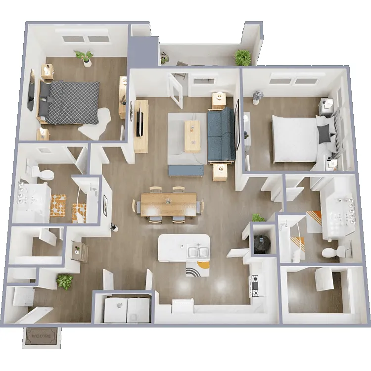 Floor plan B2