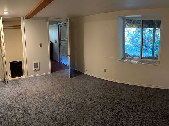 bedroom, small closet straight ahead, walk-in closet on left