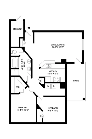 Floor plan Handies