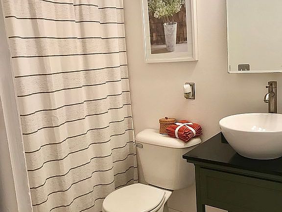 First floor full bathroom