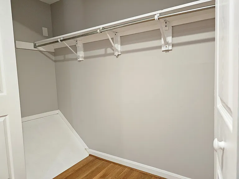 Spacious master bedroom closet!