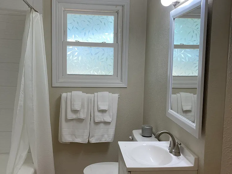 Bathroom (washer and dryer are located in the bathroom)