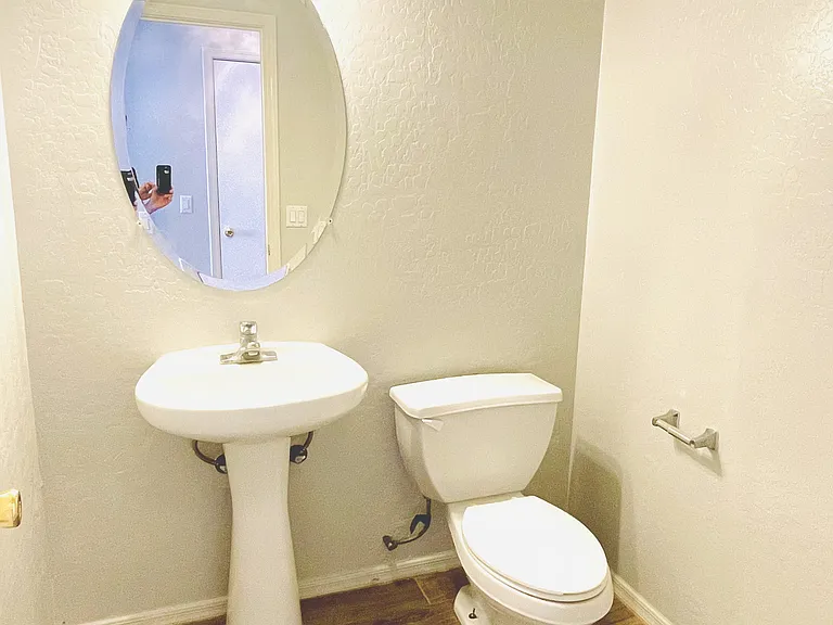 Downstairs powder room