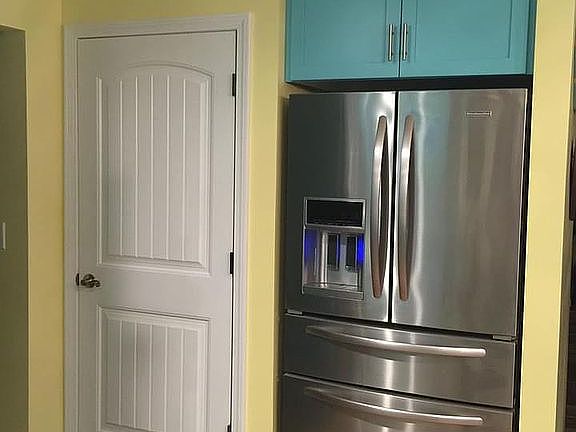 Door to the full basement 