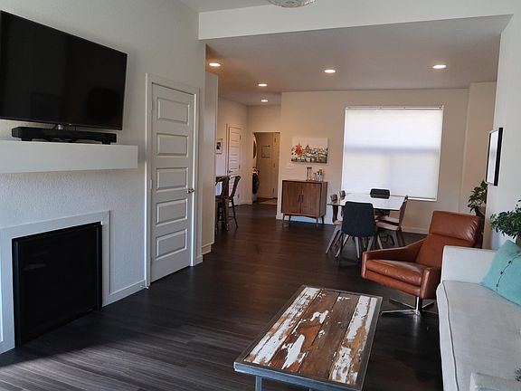 Modern gas fireplace, wall mount for flat panel television